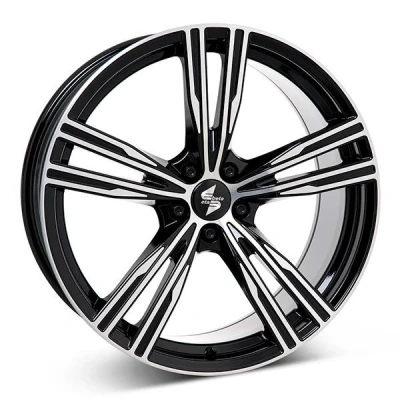 Kuva EtaBeta Amos Gloss Black Polished 8x19 5/108 ET48 B63.4 Alumiinivanteet