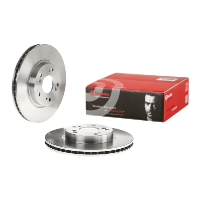 Kuva BREMBO 09.6752.20 Jarrulevyt 282 23 5 tuuletettu sisältä Ruuveilla HONDA: CR V 2, CIVIC 7 Hatchback, FR