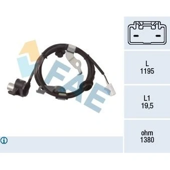 Kuva ABS anturi FAE 78476