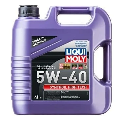 Kuva Moottoriöljy Liqui Moly Synthoil High Tech 5W 40 4L, Universal 1624933 OE