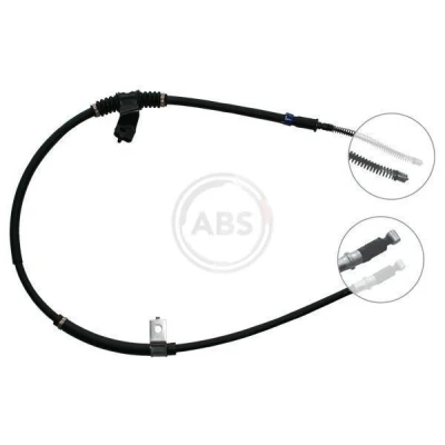 Kuva A.B.S. K11457 Käsijarruvaijeri 1250 Levyjarru MITSUBISHI: PAJERO 2