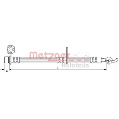 Kuva METZGER 4110985 Jarruletku 332 TOYOTA: Avensis III Sedan, Farmari