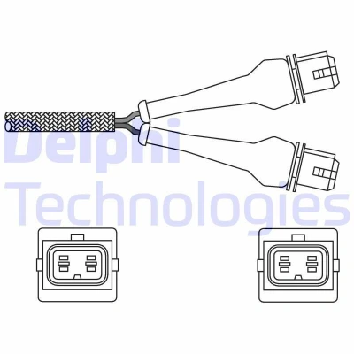 Kuva DELPHI ES20244 12B1 Lambda Anturi Planarsondi, Lämmitetty PEUGEOT: 309 II Hatchback