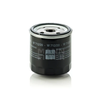 Kuva MANN FILTER W 712/20 Öljynsuodatin 3/4 16 UNF Ruuvattava suodatin AUDI: 200 C3 Avant, Quattro