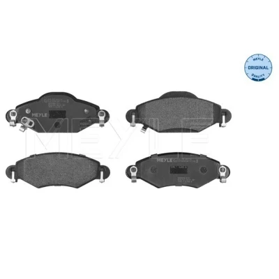 Kuva MEYLE 025 233 4017/W Jarrupalat ORIGINAL Quality Etuakseli akustisella kulumavaroittimella Huudonvaimennuspellillä TOYOTA: Yaris II Hatchback