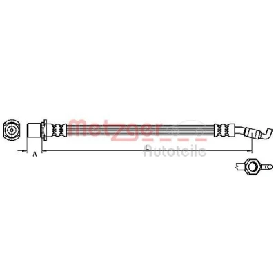 Kuva METZGER 4110057 Jarruletku 225