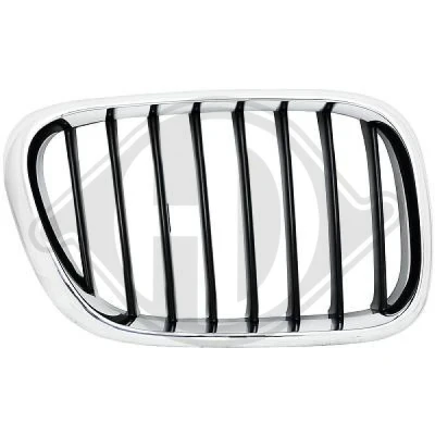 Kuva DIEDERICHS 1290040 Etusäleikkö Oikea Kromi/musta BMW: X5