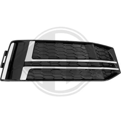 Kuva DIEDERICHS 1020246 Puskurin Ritilä Oikea ajon. sporttipuskureilla AUDI: A4 B9 Sedan, Avant