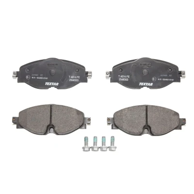 Kuva TEXTAR 2568303 Jarrupalat Kulumisenilmaisemelle Jarrusatulan ruuveilla VOLKSWAGEN: Passat B8 Variant, Golf 7 7, SKODA: Karoq SUV