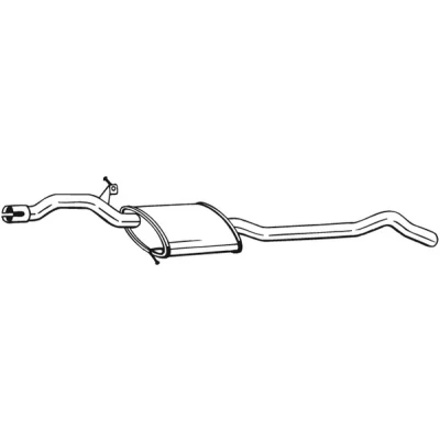 Kuva Keskiäänenvaimentaja AUDI A4 B8, B8 Avant OE 8K0253409E