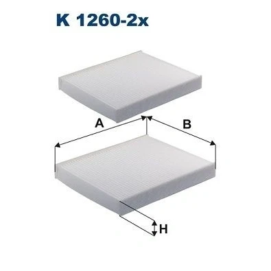 Kuva Raitisilmasuodatin FILTRON K 1260 2X