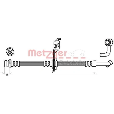 Kuva METZGER 4110453 Jarruletku 428 KIA: Picanto I