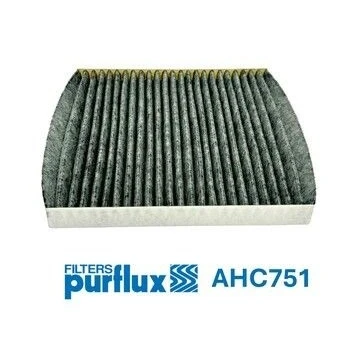 Kuva PURFLUX AHC751 Raitisilmasuodatin Aktiivihiilisuodatin 202mm 190mm 20mm