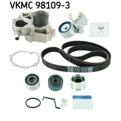 Kuva SKF VKMC 98109 3 Vesipumppu + Jakohihnasarja Tiivisteillä 223 SUBARU: Outback III, Impreza II Sedan, Legacy 4