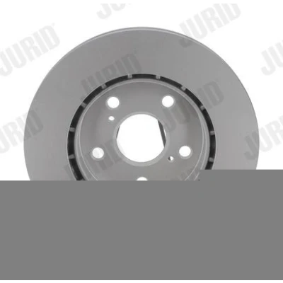 Kuva JURID 563672JC Jarrulevyt 282 25 5 114,3 Tuuletettu pinnoitettu ilman ruuveja TOYOTA: Corolla XII Farmari, Sedan