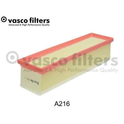 Kuva DAVID VASCO A216 Ilmansuodatin 80mm 348mm 92mm suorakulmainen (rectangular) Suodatinpanos Esisuodattimella MERCEDES BENZ: C sarja T modell