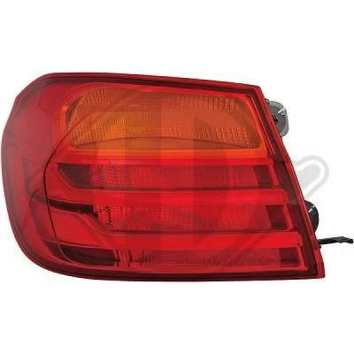Kuva DIEDERICHS 1245091 Takavalot Vasen Uloin osa LED, H21W, P21W Ilman lampun kantaa BMW: 4 Coupe