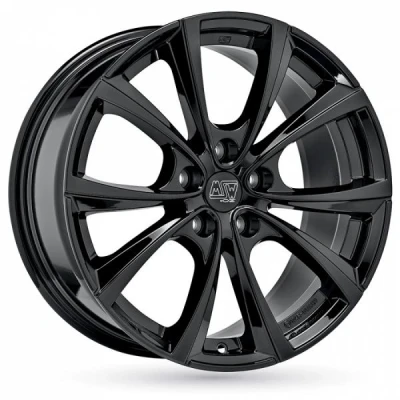 Kuva MSW 27T Gloss Black 8.5x18 5/114.3 ET40 B64.1