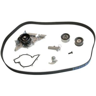 Kuva OPTIMAL SK 1377AQ1 Vesipumppu + Jakohihnasarja Asennusmateriaalilla Kiristysvaimentimella ja rullalla 253 AUDI: A4 B6 Sedan, Avant, A6 C5 Avant