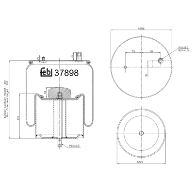 Kuva FEBI BILSTEIN 37898 Metallipalje, ilmajousitus