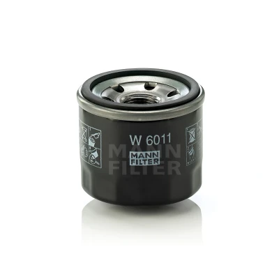 Kuva MANN FILTER W 6011 Öljynsuodatin M 20 X 1.5 yhdellä peruutuksenestoventtiilillä Ruuvattava suodatin SMART: Fortwo II Coupe, Cabriolet