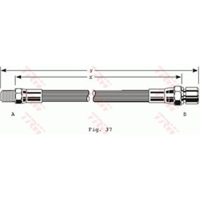 Kuva TRW PHB119 Jarruletku 170 3/8 24 FIAT: 125 Sedan, 124 Sport Spider, SEAT: 133 Hatchback