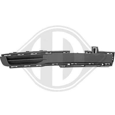 Kuva DIEDERICHS 2274030 Puskurin Ritilä Oikea Autoille ilman sumuvaloja, ajoneuvoille pysäköintitutkaa VOLKSWAGEN: Transporter 6 Bus,