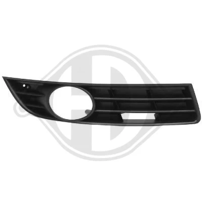 Kuva DIEDERICHS Priority Parts 2247048 Puskurin Ritilä Eteen, oikea Sumuvaloilla vasrustetuille autoille VOLKSWAGEN: Passat B6 Variant, Sedan