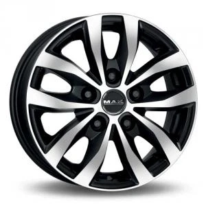 Kuva MAK Load5 Black Machined Face 7/17 5/108 ET46 B65