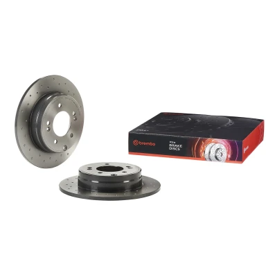Kuva BREMBO Jarrulevy HYUNDAI: ix35, Sonata V, KIA: Optima / K5 Sedan, 284mm 10mm 5 täysi, reijitetty pinnoitettu 08.A708.1X 584113K100