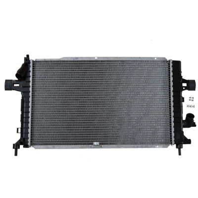 Kuva NRF EASY FIT 53447 Jäähdytin Alumiini 599 368 26 asennusosilla Jäähdytysrivat juotetut OPEL: Astra H GTC, Caravan, Sedan