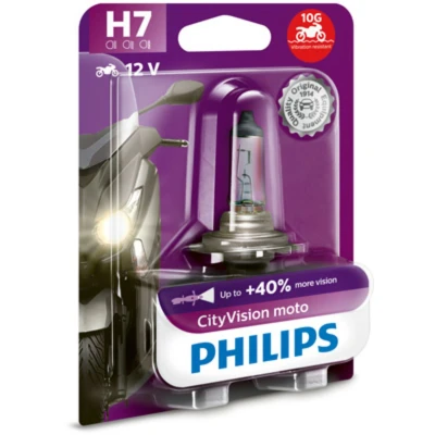 Kuva Hehkulamppu halogeeni PHILIPS H7 CityVision Moto 12V, 55W