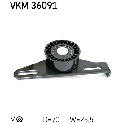 Kuva SKF VKM 36091 Kiristysrulla RENAULT: LAGUNA 2 Grandtour, CLIO 2, Scénic 1