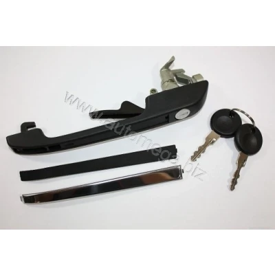 Kuva AUTOMEGA 100021210 Ovenkahva Musta VOLKSWAGEN: GOLF 2, Caddy 1 Pickup, Polo II Hatchback