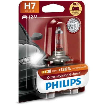 Kuva PHILIPS 12972XVGB1 Polttimo, kaukovalo H7 12V 55W 3500K Halogeeni BMW: 5 Sedan, Touring, 3 AUDI: Q7, A6 C7 A4 B8 Avant