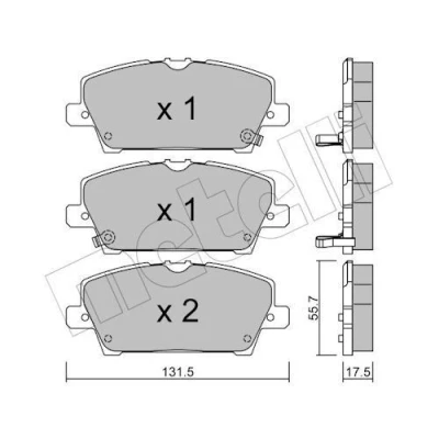 Kuva Jarrupalasarja, levyjarru METELLI 22 0728 0