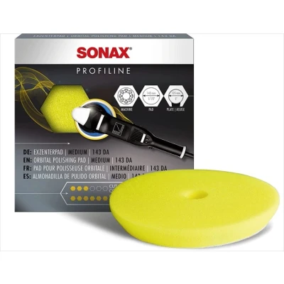 Kuva Kiillotuslaikat Sonax yellow 143 Dual Action FinishPad, Universal 1727952 OE