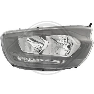 Kuva DIEDERICHS 1456181 Ajovaloumpio Vasen H7, H15 Oikeanpuoleiselle liikenteelle Valokorkeussäätimen moottorilla FORD: Transit Custom V362 Van