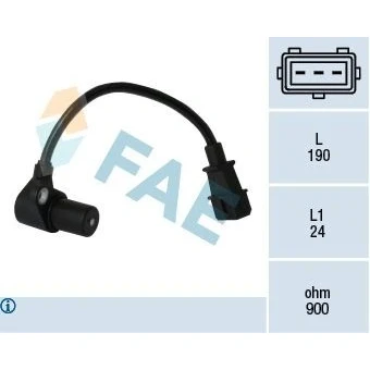 Kuva Impulssianturi, kampiakseli Honda, Land rover, Mg, Rover OE 78420 P5T G00, 99484165, NSC 100110 L