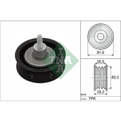 Kuva INA 532 0909 10 Ohjainrulla FORD: Transit V363 Van, Ranger Mk3, Mk6 Bussi