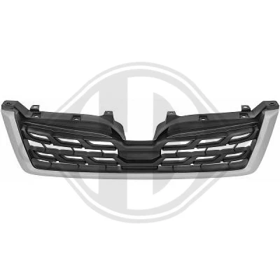 Kuva DIEDERICHS 6243040 Etusäleikkö musta/harmaa SUBARU: Forester IV