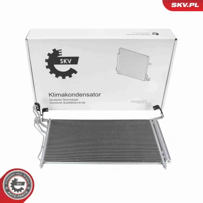 Kuva ESEN SKV 86SKV340 Ilmastoinnin Lauhdutin Vedenerottimella Alumiini 725mm