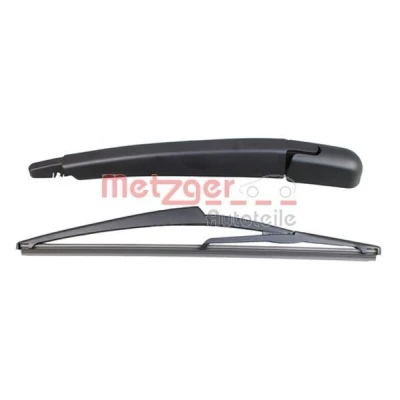 Kuva Tuulilasinpyyhkimen varsi, lasinpesu Metzger 2190484 Takana pyyhkimensulan kanssa kannella NISSAN: Pulsar Hatchback, Juke