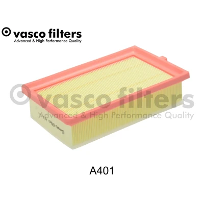 Kuva DAVID VASCO A401 Ilmansuodatin 59 144 228 suorakulmainen (rectangular) Suodatinpanos Esisuodattimella FIAT: 500L