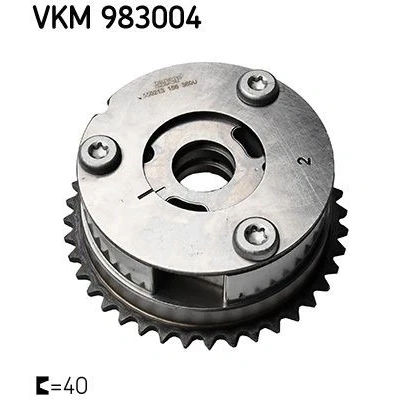 Kuva Nokka akselin ajoitussäädin, Imupuoli, Poistopuoli OPEL, VAUXHALL OE 55562222, 636304