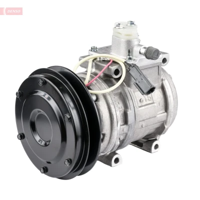 Kuva DENSO DCP99827 Ilmastoinnin Kompressori 10PA15C 24 PAG 46 R 134a magneettikytkimellä