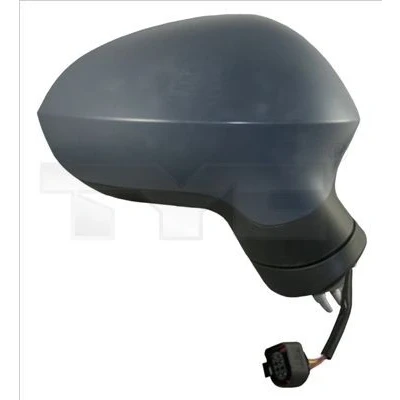 Kuva Ulkopeili Tyc 331 0073 Oikea Pohjustettu sähkö peilinsäädölle, Kupera, Lämmitettävä, Elektronisesti kokoontaitettava SEAT: Leon II Hatchback