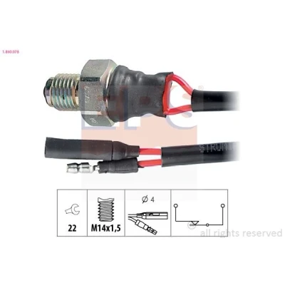 Kuva EPS 1.860.078 Peruutusvalon Kytkin Made in Italy OE Equivalent