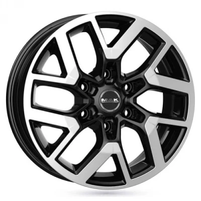 Kuva MAK 6 aukko 19tuumaa 205mm alumiinivanne gravel musta F7590GRBM52TR Vanne Teräs