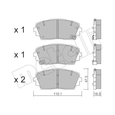 Kuva Jarrupalasarja, levyjarru METELLI 22 0941 0